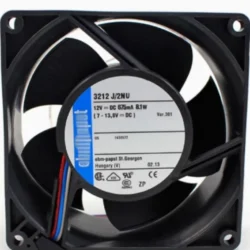 Ebmpapst 3212J/2NU Axial Fan DC 12V 8.1W 90*90*38MM 130m3/h IP68 Cooling Fan