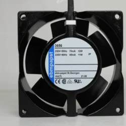 Ebmpapst 3656 Axial Fan 230V 70/65mA 2700RPM 2Wires 90*90*38MM Ebm Cooling Fan