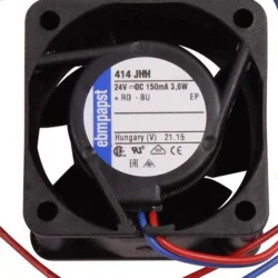Ebmpapst 414JHH Axial Fan DC 24V 3.6W 0.21A 2wire 40*40*25mm 24m3/h Cooling Fan