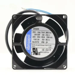 Ebmpapst 8556N Axial Fan 230VAC 80*80*38mm 12W 70mA High temperature Cooling Fan