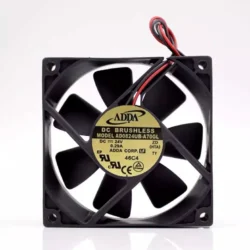 For ADDA AD0824UB-A70GL DC 24V 0.29A 80*80*25mm 2-wire Power supply cooling fan