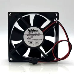 Nidec D08A-24TS2 01 Axial Fan DC24V 0.23A 80X80X25mm Server/Inverter Cooling Fan