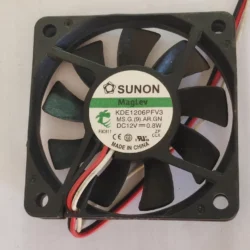 For SUNON KDE1206PFV3 DC 12V 0.6W 60*60*10MM 2-wire Ultra-quiet CPU Cooling Fan