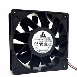 For Delta fan PFB1224EHE Axial fan DC24V 1.08A 120*120*38mm Inverter cooling fan