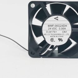 MELCO MMF-06G24DH DC 24V 0.06A 60*60*25MM 2-wires Inverter Cooling Fan