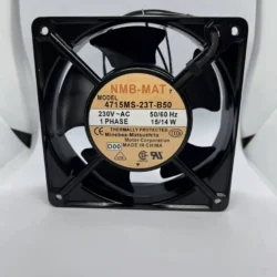 NMB 4715MS-23T-B50 A00 AC 230V 120*120*38mm 15/14W For UPS/ Cabinet cooling fan