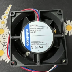 Ebmpapst 8314/2H Axial Fan DC 24V 0.25A 6W 80*80*32mm 3-Wire Cooling Fan