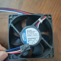 ebmpapst 8454/2H4P Axial Fan DC 24V 6.8W 0.28A 80x80x25mm 4-Wire PWM Cooling Fan