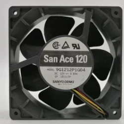 For SANYO 9G1212P1G04 DC 12V 0.83A 120*120*38MM 4wires Axial Cooling Fan San Ace