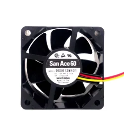 SANYO Denki 9S0612M401 SanAce DC Fan 12V 0.07A 60*60*25MM 3-wire Axial Fan