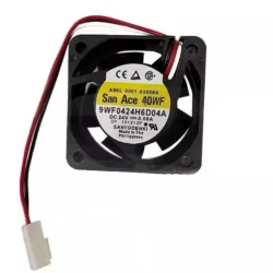 SANYO 9WF0424H6D04A A90L-0001-0385 Fanuc DC 24V 0.08A 40x40x20mm Cooling Fan Replacement