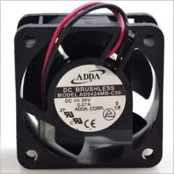 ADDA fan AD0424MB-C50 DC 24V 0.07A 40*40*20mm 2pin 6900RPM Inverter cooling fan