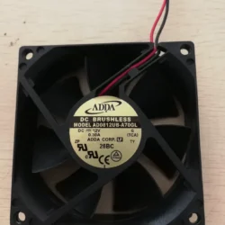 Original ADDA AD0812UB-A70GL Case Fan DC12V 0.30A 80*80*25mm UPS Cooling Fan