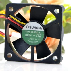 SUNON KD0505PFB3 Axial Fan DC 5V 0.6W 50x50x10mm 3-Pin Server Cooling Fan