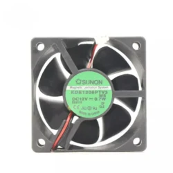 For SUNON Fan KDE1206PTV3 DC 12V 0.7W 60*60*25MM 2-Pin Slient CPU Cooling Fan