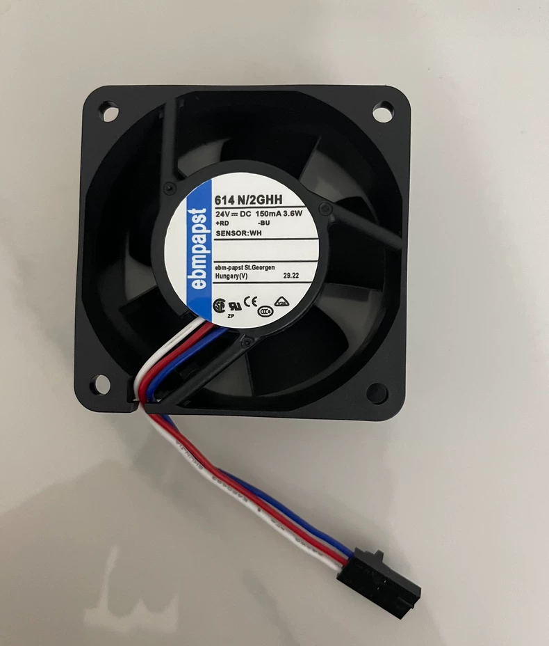 ebmpapst Fan Model 614N/2GHH - Reliable Ventilation Fan Unit