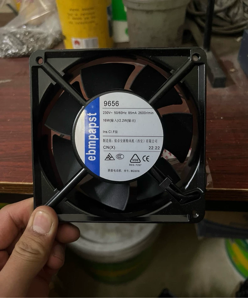 ebmpapst 9656 Durable Fan for Industrial Cooling Systems