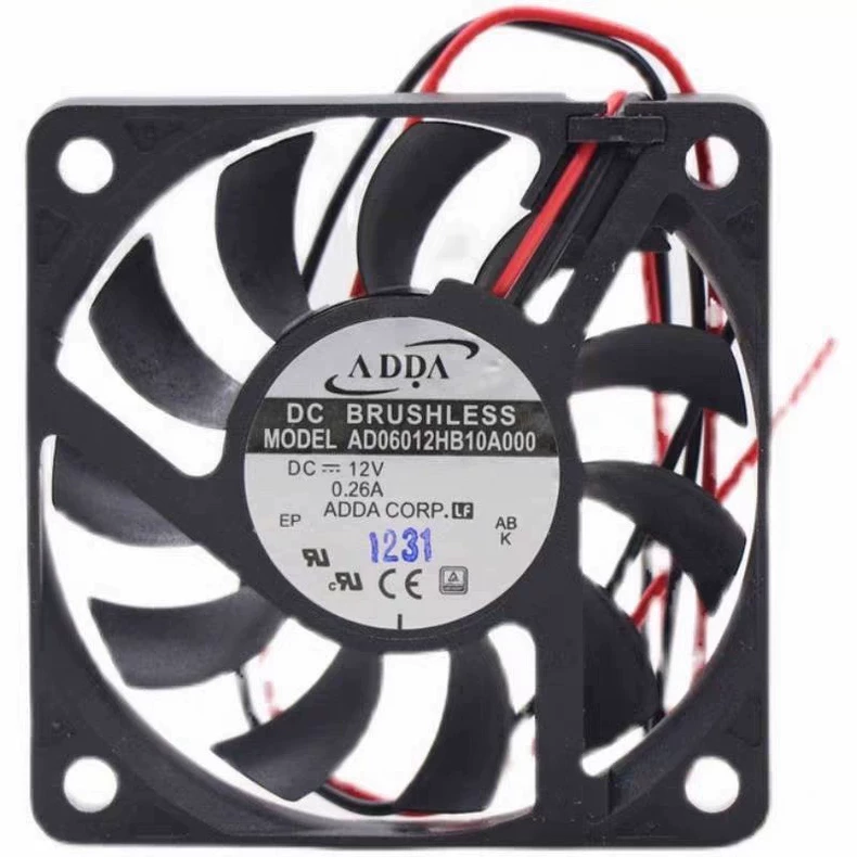 ADDA Compact Fan Model AD06012HB10A000 Quiet Operation
