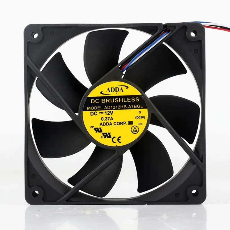 ADDA Fan AD1212HB-A76GL Reliable 120mm Cooling Fan Unit