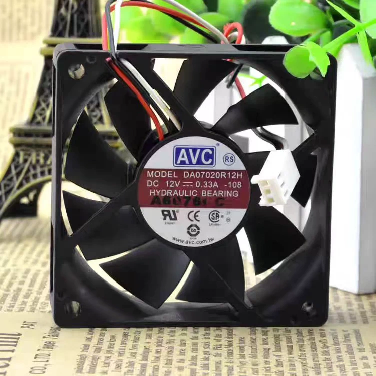 AVC Fan DA07020R12H Compact High-Speed Cooling Fan