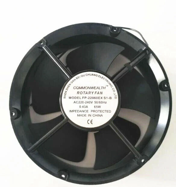 Commonwealth Fan Model FP22060EX-S1-B Industrial Cooling Fan