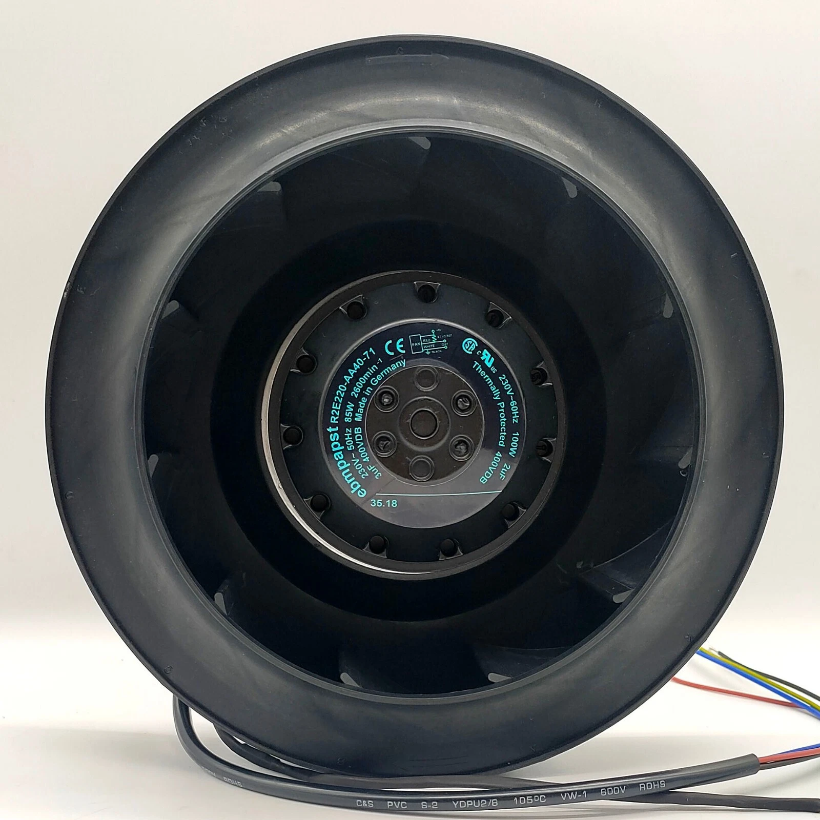 Ebmpapst Fan R2E220-AA40-71 High Performance Cooling Fan
