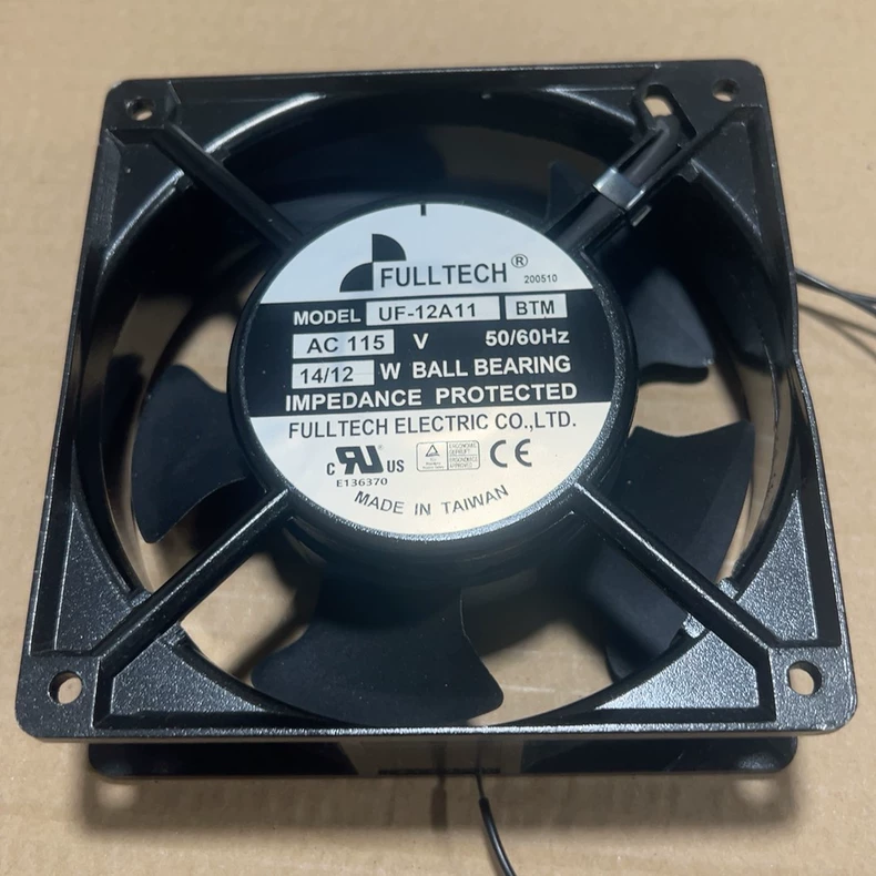 FULLTECH Fan Model UF-12A11 - Durable High-Speed Cooling Fan